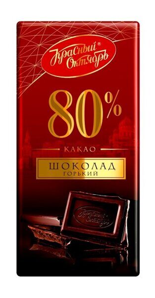 КО/ш-д "Красный Ок." (горький 80 %) 75гр 1*56*14