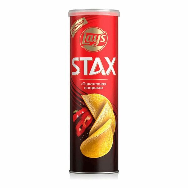 Чипсы Lay's STAX 140гр пикантная паприка *9