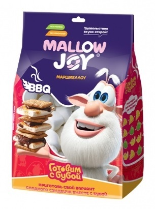 КТ/Маршмеллоу "БАРБЕКЮ" "ГОТОВИМ С БУБОЙ" MALLOW JOY в пакете со шпажками 150г  1*10